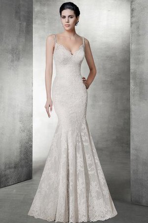 Abito da Sposa seducente Senza Maniche V-Scollo in pizzo in Pizzo Conotta - Foto 1