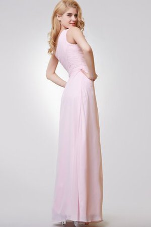 A-Linie Empire Taille ein Träger langes bodenlanges Abendkleid - Bild 4