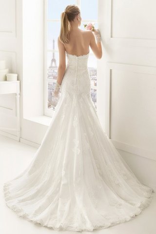 Abito da Sposa Sirena Principessa a Chiesa sensuale Pudica con Ricamo - Foto 2