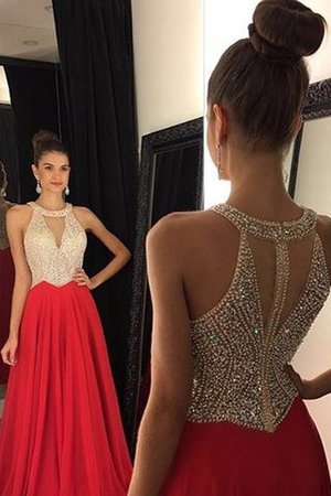 Abito da Sera in Chiffon Principessa Moda A-Line Anello - Foto 1