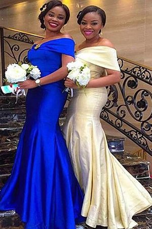 Vestido de Dama de Honor de Escote con Hombros caídos de Maravilloso de Sin mangas - Foto 1