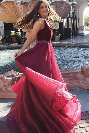 Vestido de Fiesta de Corte princesa de Llamativo de Sin mangas de Abalorio - Foto 2