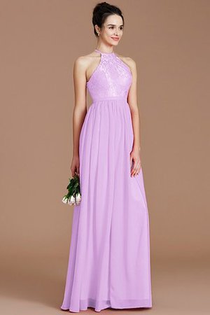 Prinzessin Normale Taille Reißverschluss Neckholder Chiffon Brautjungfernkleid - Bild 24