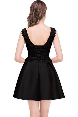 Vestido de Cóctel de Lazos de Encantador de Natural de Espalda Descubierta - Foto 2