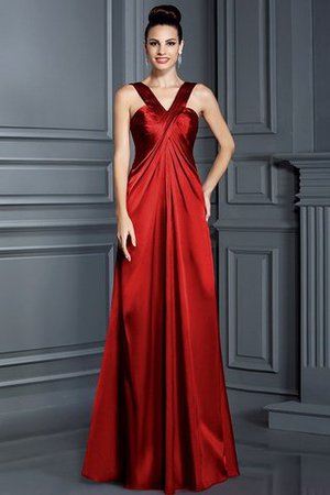 Spaghetti Träger A Linie Ärmelloses Empire Taille Anständiges Brautjungfernkleid - Bild 22