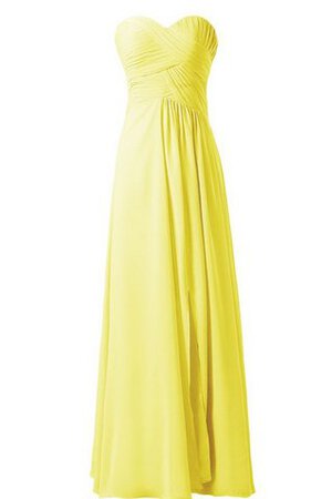Robe demoiselle d'honneur plissage naturel ruché ligne a avec chiffon - Photo 16