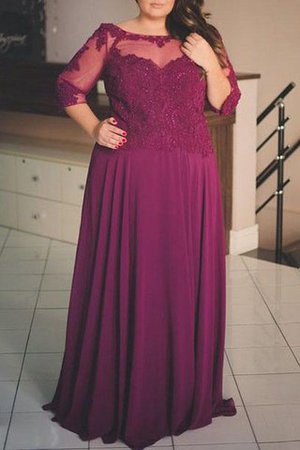 Reißverschluss Prinzessin Normale Taille Ballkleid ohne Ärmeln in Großen Größe - Bild 1