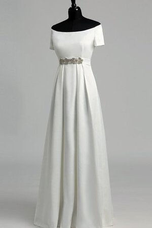 Abito da Sposa moda Fuori dalla spalla con Perline Vintage Cerniera Formale E Informale - Foto 5
