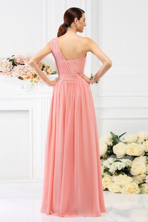 Ärmelloses Empire Taille Prinzessin Ein Träger Brautjungfernkleid aus Chiffon - Bild 30