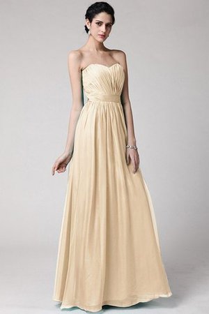 Robe demoiselle d'honneur plissage longue au drapée fermeutre eclair de fourreau - Photo 5