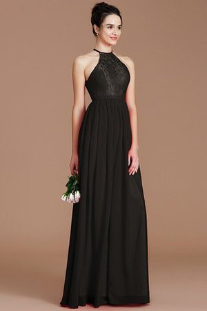 Prinzessin Normale Taille Reißverschluss Neckholder Chiffon Brautjungfernkleid - Bild 7