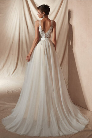 Abito da sposa cerniera convenzionale oscillare a terra distintivo in raso - Foto 3