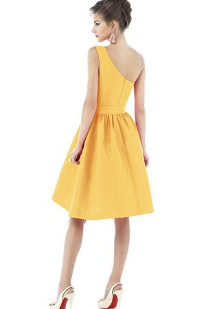 Robe demoiselle d'honneur courte manche nulle ligne a fermeutre eclair - Photo 5