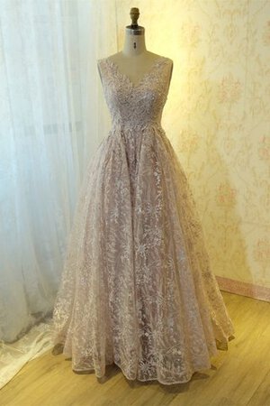 Robe de bal coupé ligne a attirent extraodinaire longue - Photo 1