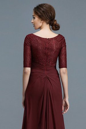 Abito mamma Sposa A-Line Principessa con Mezze Maniche A Terra in Chiffon - Foto 8