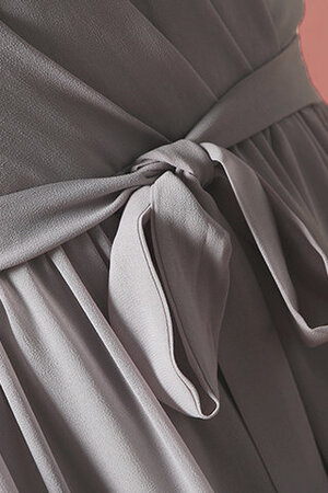 Brillant Schlichtes Elegantes Ballkleid mit Schleife mit Kurzen Ärmeln - Bild 6