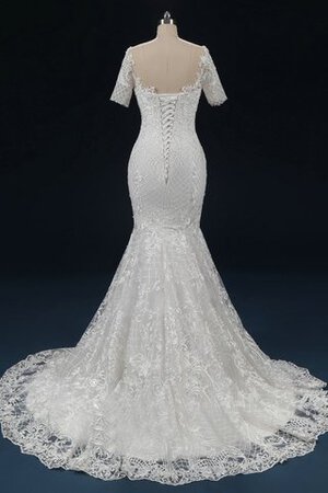 Robe de mariée longueur au ras du sol enchanteur broder a eglise exceptionnel - Photo 4