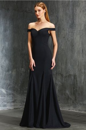 Robe de soirée longue naturel avec zip de lotus de traîne courte - Photo 3