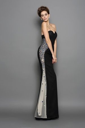 Gerüschtes Meerjungfrau Stil Sexy Bodenlanges Anständiges Abendkleid - Bild 1