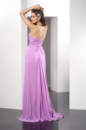 Ärmelloses Normale Taille Etui Glamouröses Abendkleid mit Herz-Ausschnitt - Bild 2
