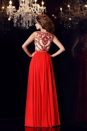 Prinzessin Bodenlanges Glamouröses Abendkleid ohne Ärmeln mit Schaufel Ausschnitt - Bild 2