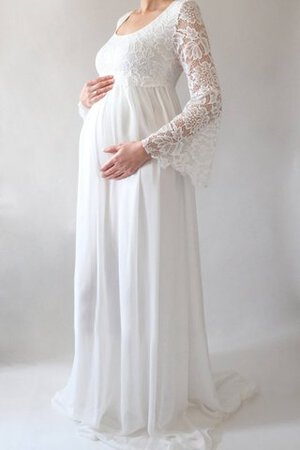 Robe de mariée soie manuelle longueur au ras du sol fantastique facile solennel - Photo 1