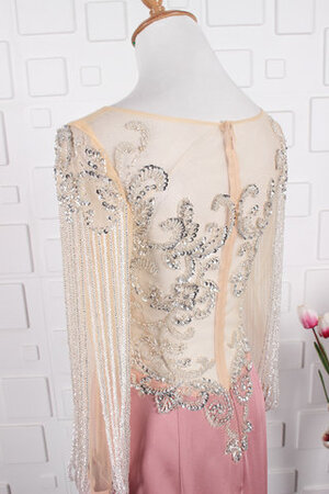 Robe de bal chaming fermeutre eclair en satin longueru au niveau de sol naturel - Photo 5