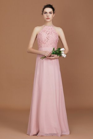 Robe demoiselle d'honneur en chiffon splendide de princesse avec zip naturel - Photo 3